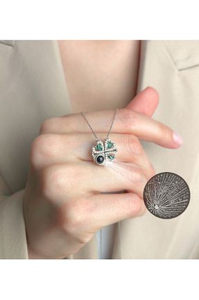 گردنبند نقره طوسی زنانه 925 عیار Şimal Silver - کد 936485443