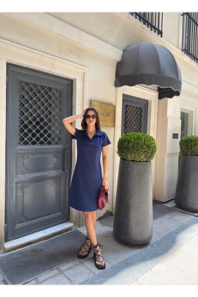 لباس سرمه ای زنانه بافتنی Genel Markalar - کد 937802428