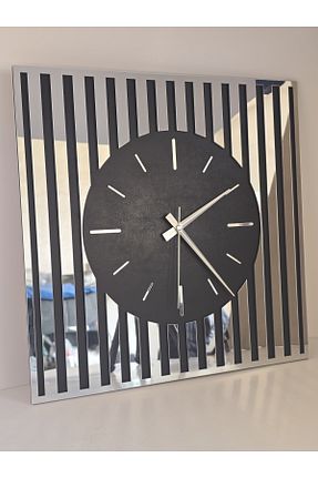 ساعت دیواری طوسی 42 x 42 Karenza Home - کد 934195501