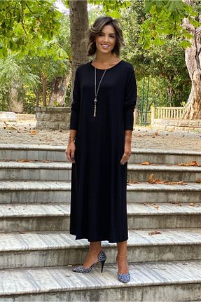 لباس مشکی زنانه بافتنی Nevin Kaya Moda - کد 144392246