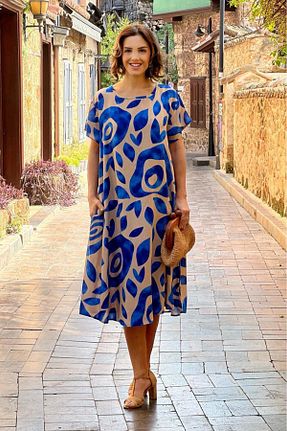 لباس بژ زنانه بافتنی Nevin Kaya Moda - کد 808162358