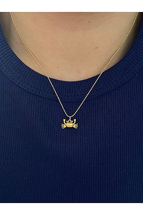 گردنبند جواهر زرد زنانه برنجی Nurşah Özcan Store - کد 937827612
