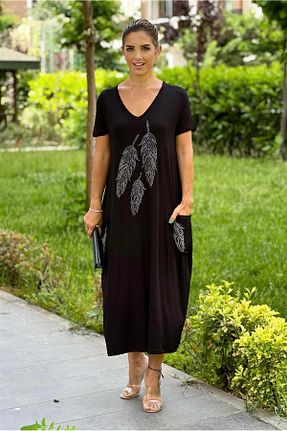 لباس مشکی زنانه بافتنی Nevin Kaya Moda - کد 315472804