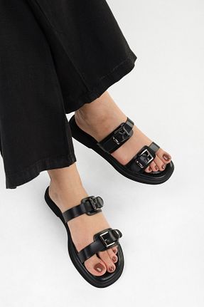 دمپائی رنگی زنانه چرم خالص Shoeberry - کد 932802016
