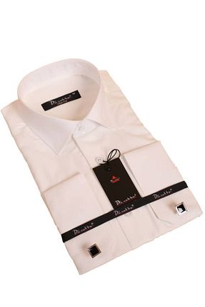 پیراهن بژ مردانه اسلیم فیت Dicotto - کد 737856742