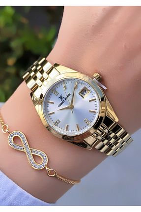 ساعت مچی طلائی زنانه 20-25 میلی متر Daniel Klein - کد 873827821