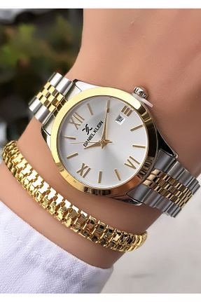 ساعت مچی طلائی زنانه 36-40 میلی متر Daniel Klein - کد 350883200