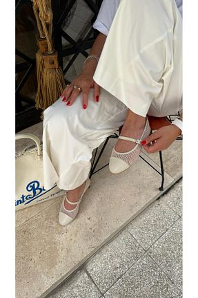 کفش لوفر بژ زنانه چرم مصنوعی by emine eren emotion shoes - کد 938104439
