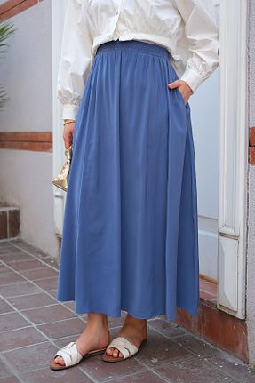 دامن حجاب آبی زنانه کلوش LOCCO - کد 937852860