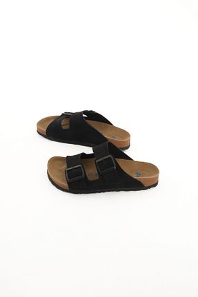 دمپائی مشکی زنانه چرم مصنوعی La Avispa - کد 937542064