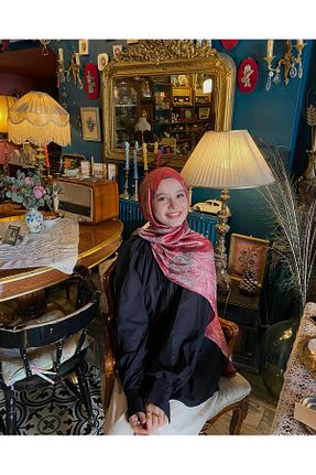 شال زرشکی زنانه ویسکون Mooncorn - کد 924636888