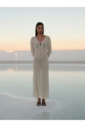 لباس ساحلی نباتی زنانه %100 پنبه mathilda store - کد 937868671