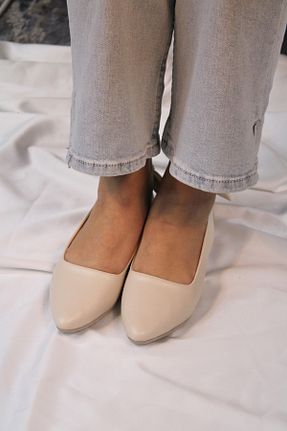 بابت بژ زنانه چرم مصنوعی mybellashoes - کد 937866337