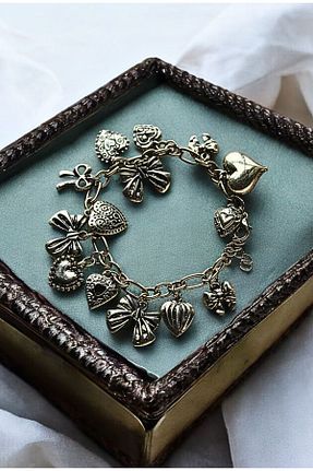دستبند جواهر طلائی زنانه برنجی MIRADA JEWELRY - کد 923732947