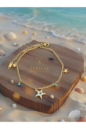 خلخال نقره نباتی زنانه ZERİUM - کد 936615313