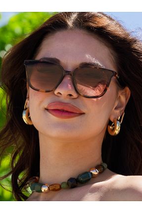 عینک آفتابی قهوه ای زنانه 60 Angel Eyes - کد 929667259