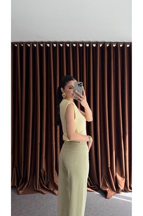 شلوار جین رنگی زنانه پاچه لوله تفنگی HAZELANNA - کد 937901623