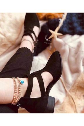 بوت / نیم بوت مشکی زنانه چرم مصنوعی Businesshoess - کد 937928224