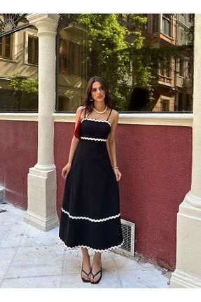 لباس مشکی زنانه بافتنی Belle Perre - کد 836514609