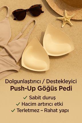 بالاتنه بیکینی بژ زنانه ساده Paragon - کد 938003000