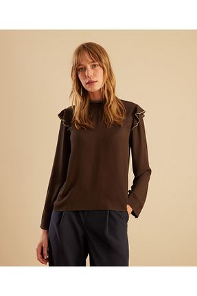 پیراهن طوسی زنانه رگولار Yargıcı - کد 344087053