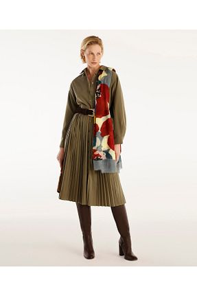 لباس خاکی زنانه بافتنی Yargıcı - کد 855442529