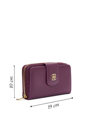 کیف پول بنفش زنانه ابعاد کوچک Derimod - کد 332576