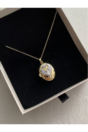 گردنبند استیل ( فولاد ) زرد زنانه استیل (فولاد) naaksesuar - کد 930634144
