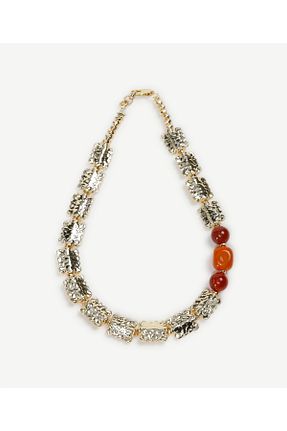 گردنبند جواهر طلائی زنانه سنگ طبیعی Yargıcı - کد 822147156