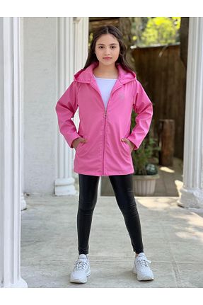 ترنچکت صورتی بچه گانه پنبه پلی استر BERFONZO KIDS - کد 849825256