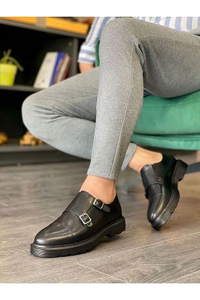 کفش کژوال مشکی مردانه چرم خالص MOR KUNDURA - کد 938017808