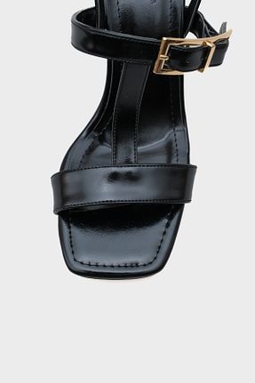 صندل مشکی زنانه پاشنه نازک Capone Outfitters - کد 938024199