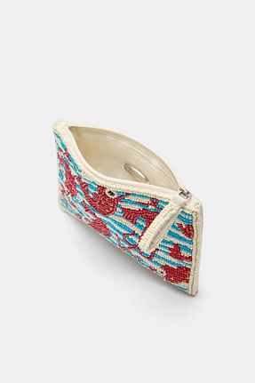 کیف پول قرمز زنانه ابعاد کوچک Pull & Bear - کد 938041405