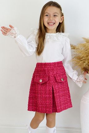 بادی سفید بچه گانه یقه دوچرخه Parla Kids - کد 362232799
