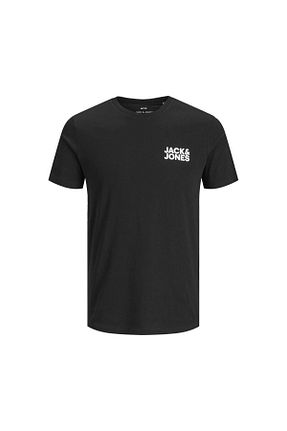 تیشرت اسپرت مشکی مردانه رگولار Jack & Jones - کد 6080205