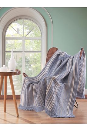پتو تکنفره آبی پنبه ای Vicuna Home - کد 938080099