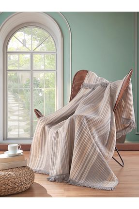 پتو تکنفره طوسی پنبه ای Vicuna Home - کد 938079662