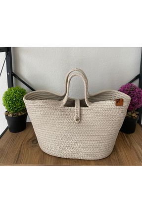 کیف دستی بژ زنانه ابعاد کوچک Metasupla - کد 906289847