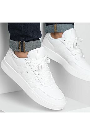 کفش اسنیکر سفید مردانه بند دار adidas - کد 831379119