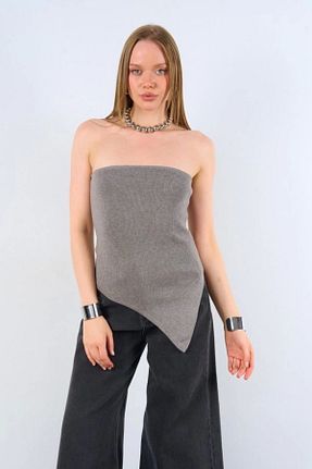 تیشرت رنگی زنانه یقه ایستاده Genel Markalar - کد 904951633