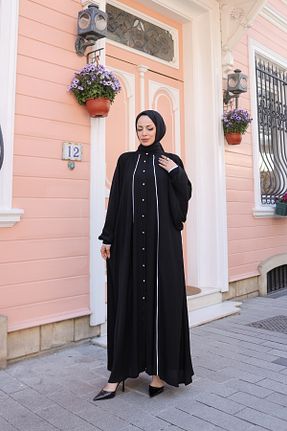 کلاه و ابایا مشکی زنانه پلی استر KADEEM - کد 924380634
