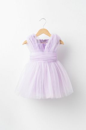 لباس بنفش بچه گانه توری Banamio - کد 938221078