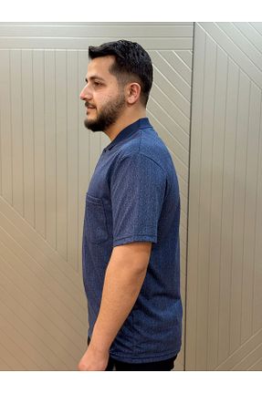 تیشرت سرمه ای مردانه رگولار giyimcikrt - کد 938142181