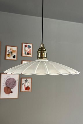 لوستر سفید فلزی Bamyum - کد 926350752