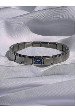 دستبند استیل (فولاد) آبی زنانه استیل (فولاد) stainles steel - کد 938144575