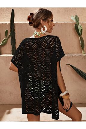 لباس ساحلی مشکی زنانه پنبه ای moda mh - کد 927191021