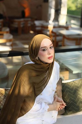 شال متالیک زنانه پنبه ای Modakaşmir - کد 866274245