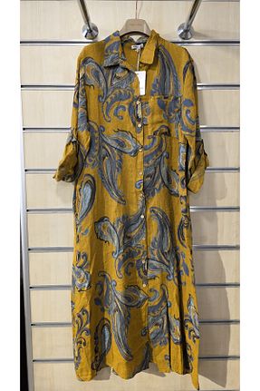 لباس زرد زنانه بافتنی Park Moda - کد 938163005
