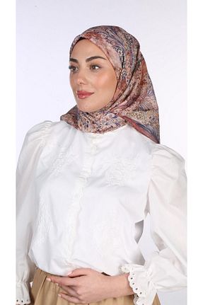 روسری بژ %100 پنبه locella - کد 938150651