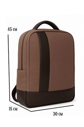 کیف لپ تاپ و مدارک قهوه ای زنانه 15.6 اینچ başkent çanta - کد 859284715